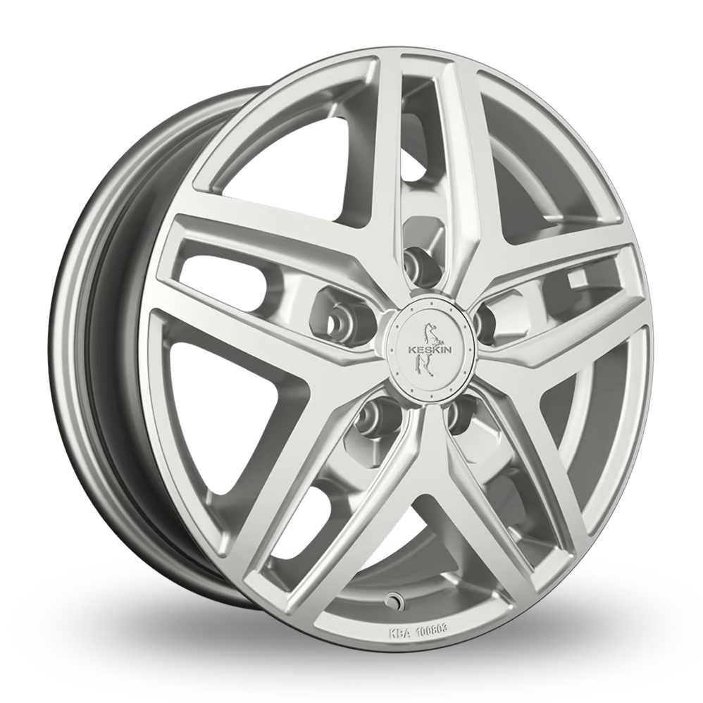 Keskin Tuning KT C1-5L Silver Alloy Wheels