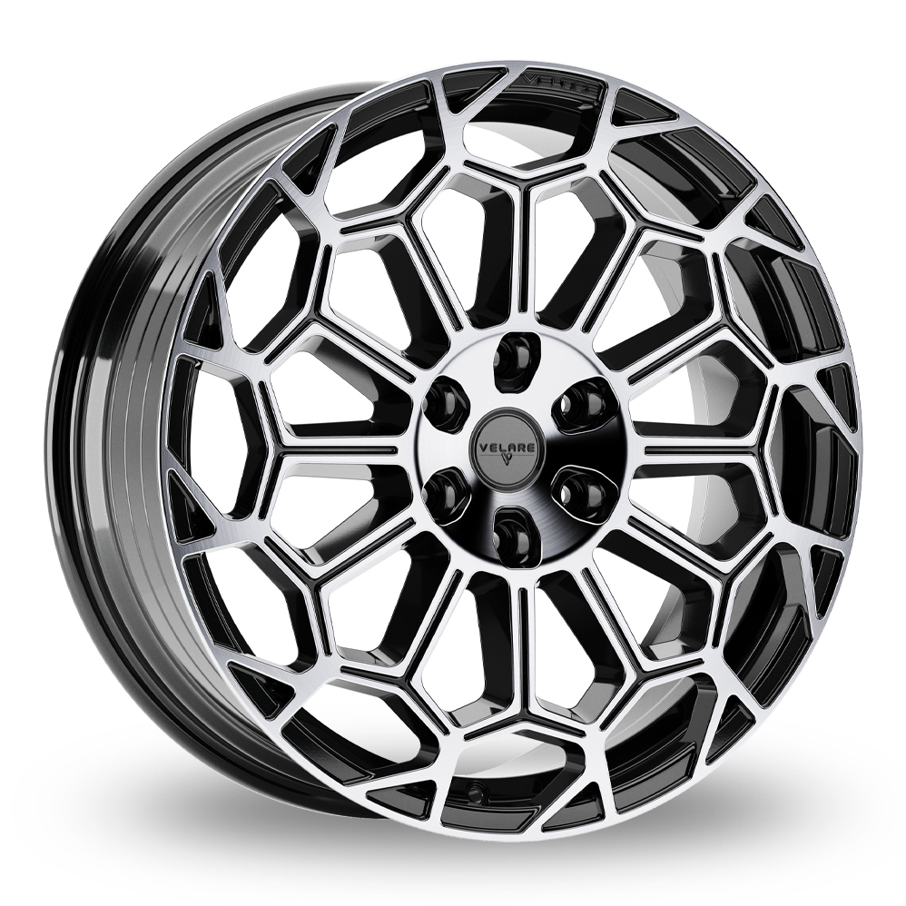Velare VLR-6R Gloss Black Machined Alloy Wheels