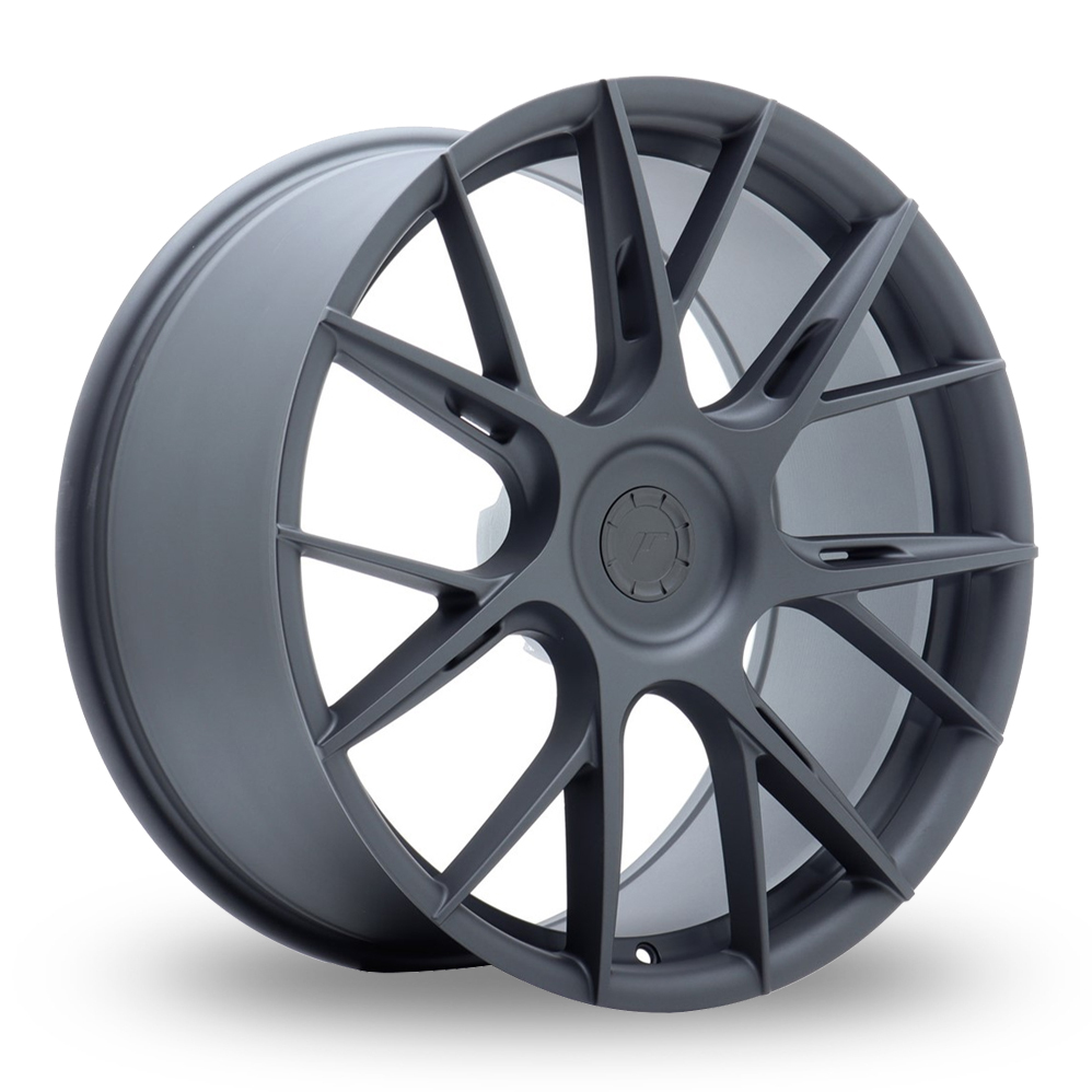 Japan Racing JR42 (8.5x20) (Custom Fitment) Matt Gunmetal Alloy Wheels