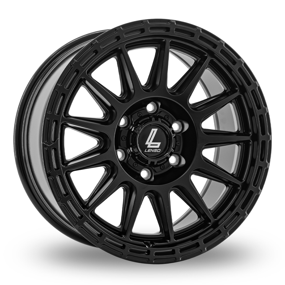 Lenso MXD Matt Black Alloy Wheels
