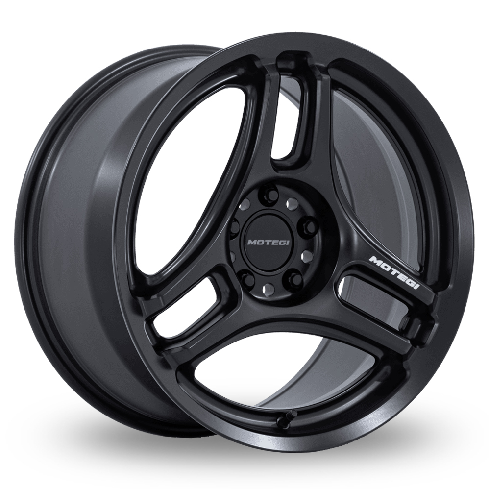 Motegi Racing MR161 Kojin (USA Warehouse) Matt Black Alloy Wheels