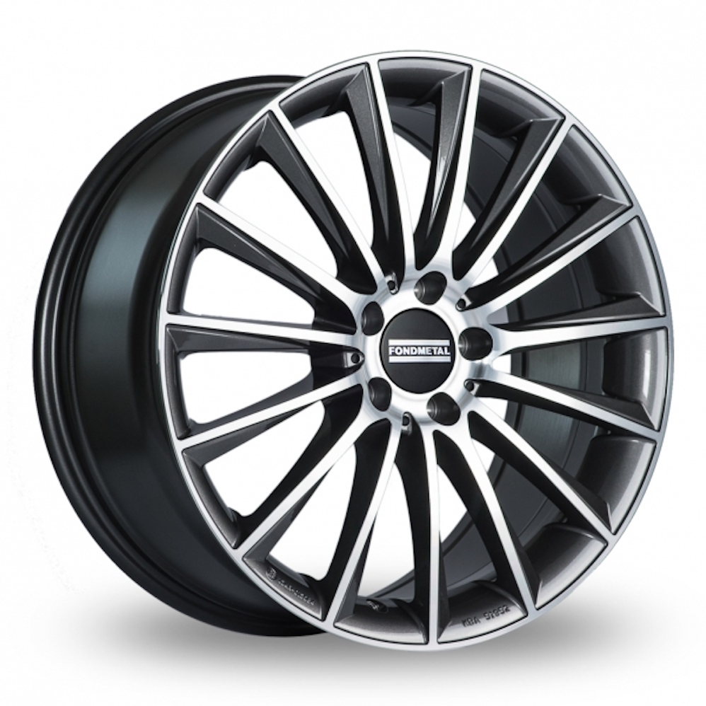 Fondmetal Aidon Gloss Titanium Machined Alloy Wheels