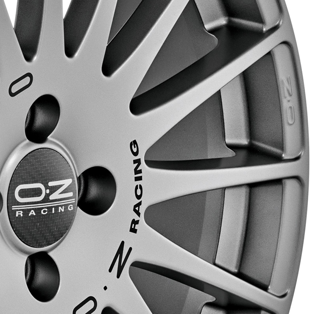 14" OZ Racing Superturismo GT Grigio Corsa Black Lettering Alloy Wheels
