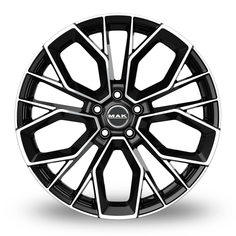 18" MAK Stilo Black Mirror Alloy Wheels