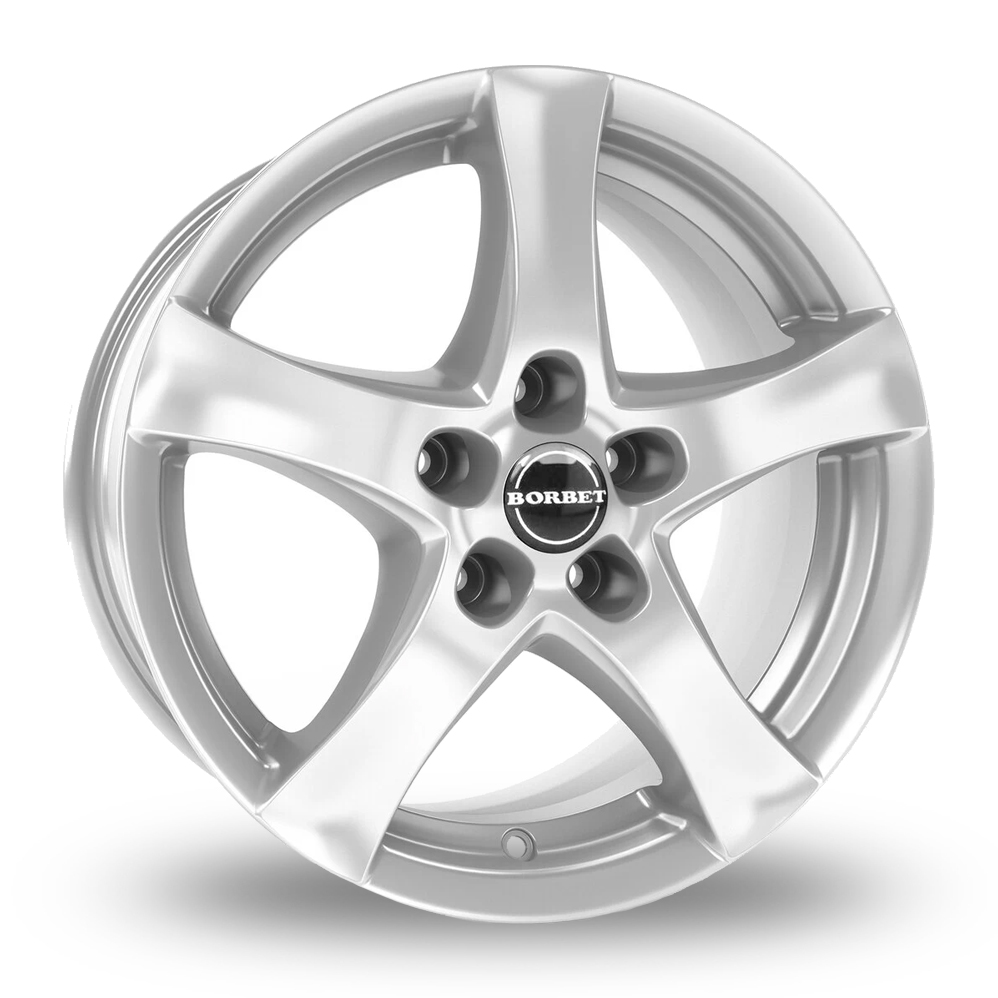 Borbet F Brilliant Silver Alloy Wheels