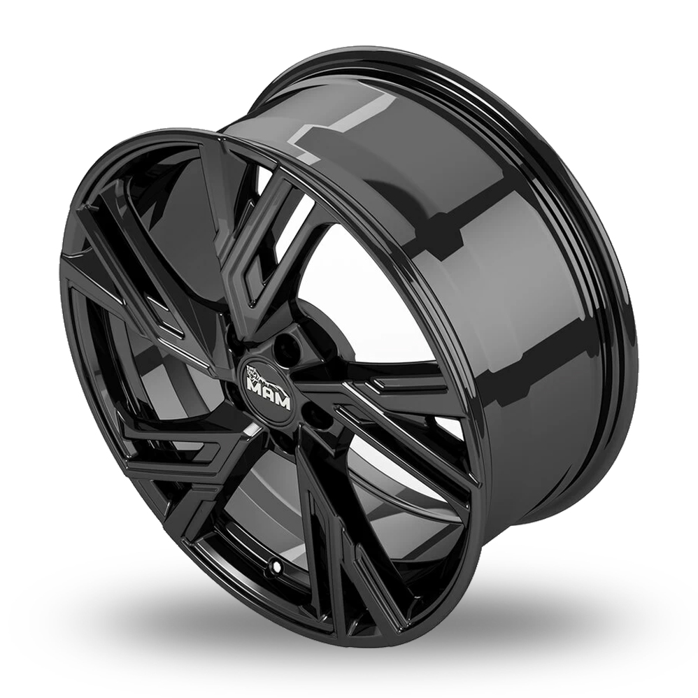 16" MAM RS5 Gloss Black Alloy Wheels