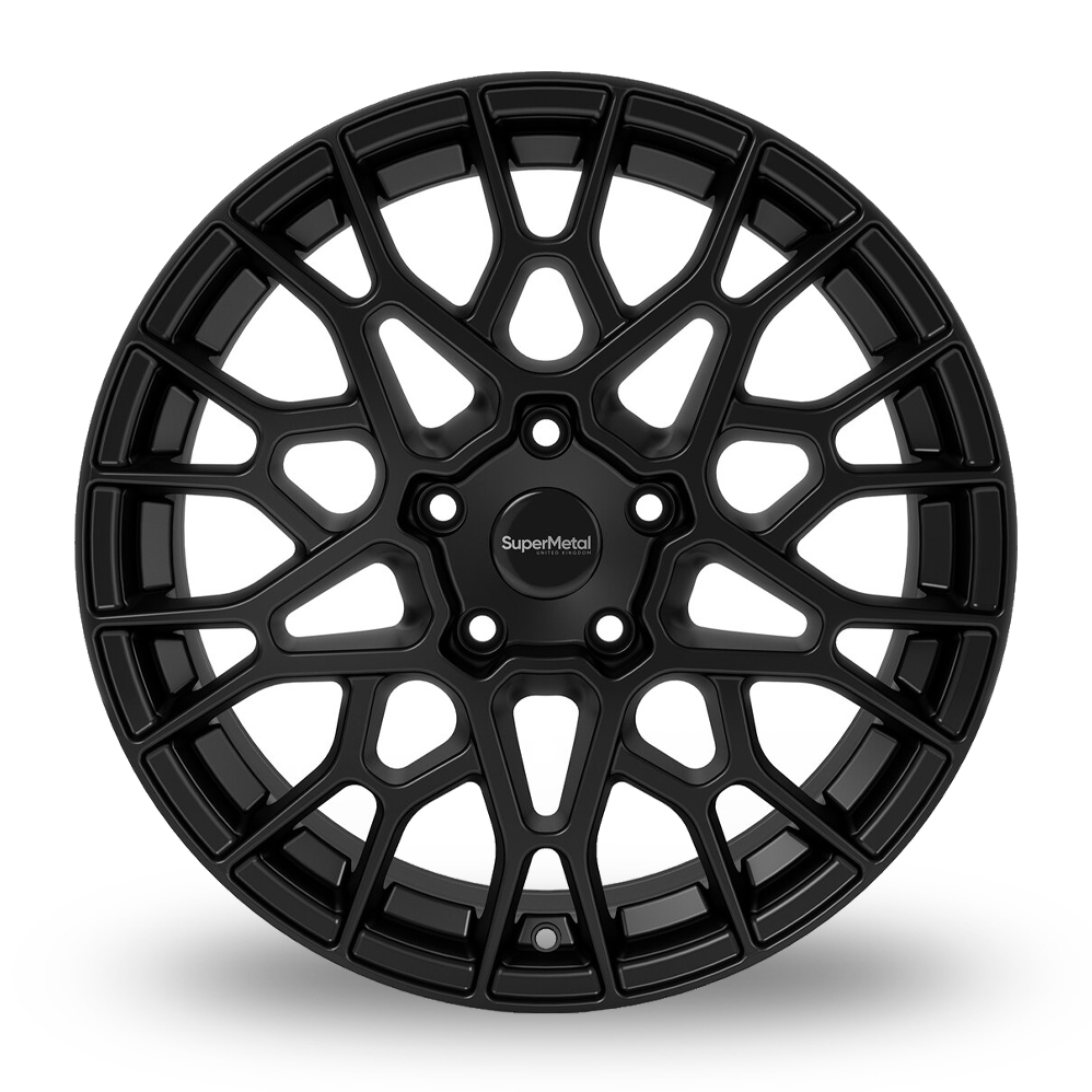 18" SuperMetal Cell Matt Black Alloy Wheels