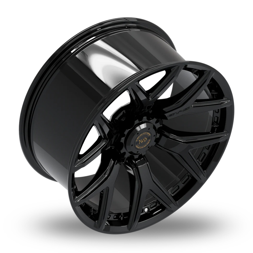 20" Hawke 6YS Gloss Black Alloy Wheels