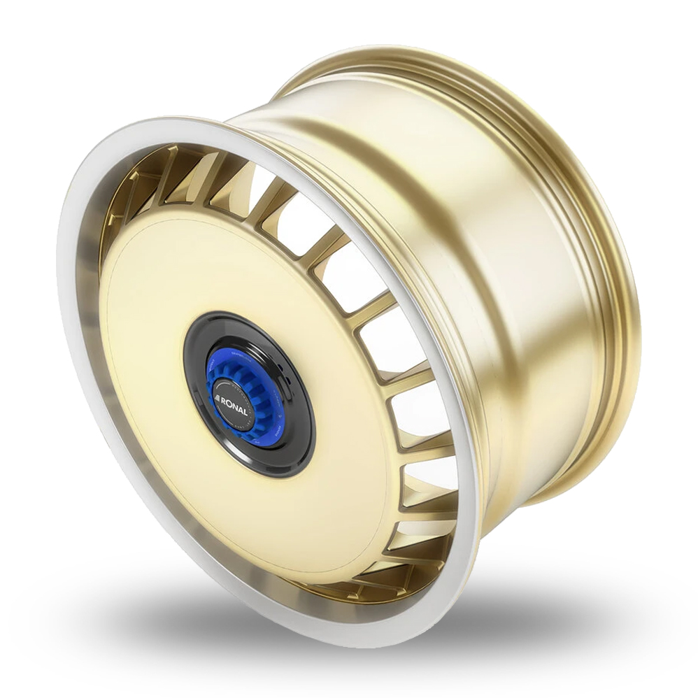 18" Ronal R50 REV-M Racing Gold Polished Rim Alloy Wheels