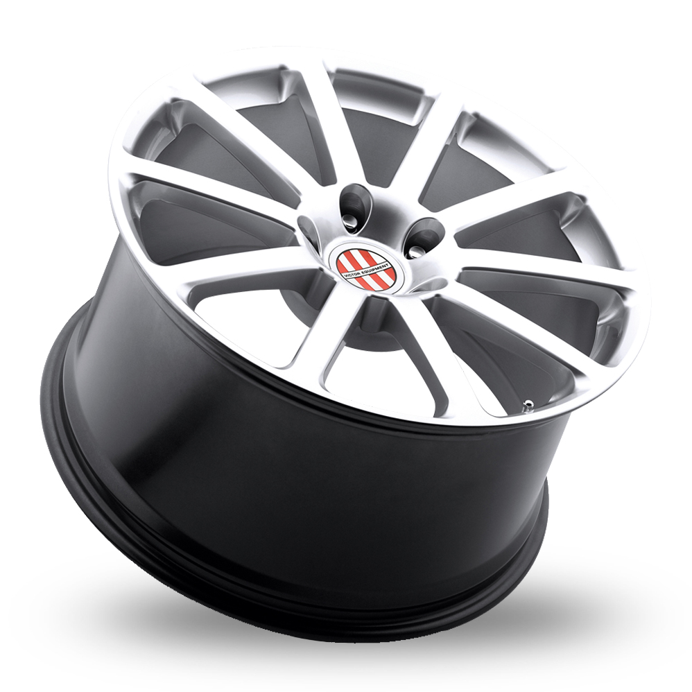 19" Victor Equipment Zehn Hyper Silver Alloy Wheels