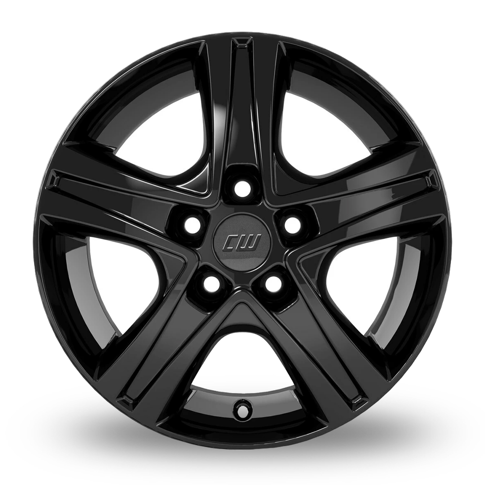 16" Borbet CWD Gloss Black Alloy Wheels