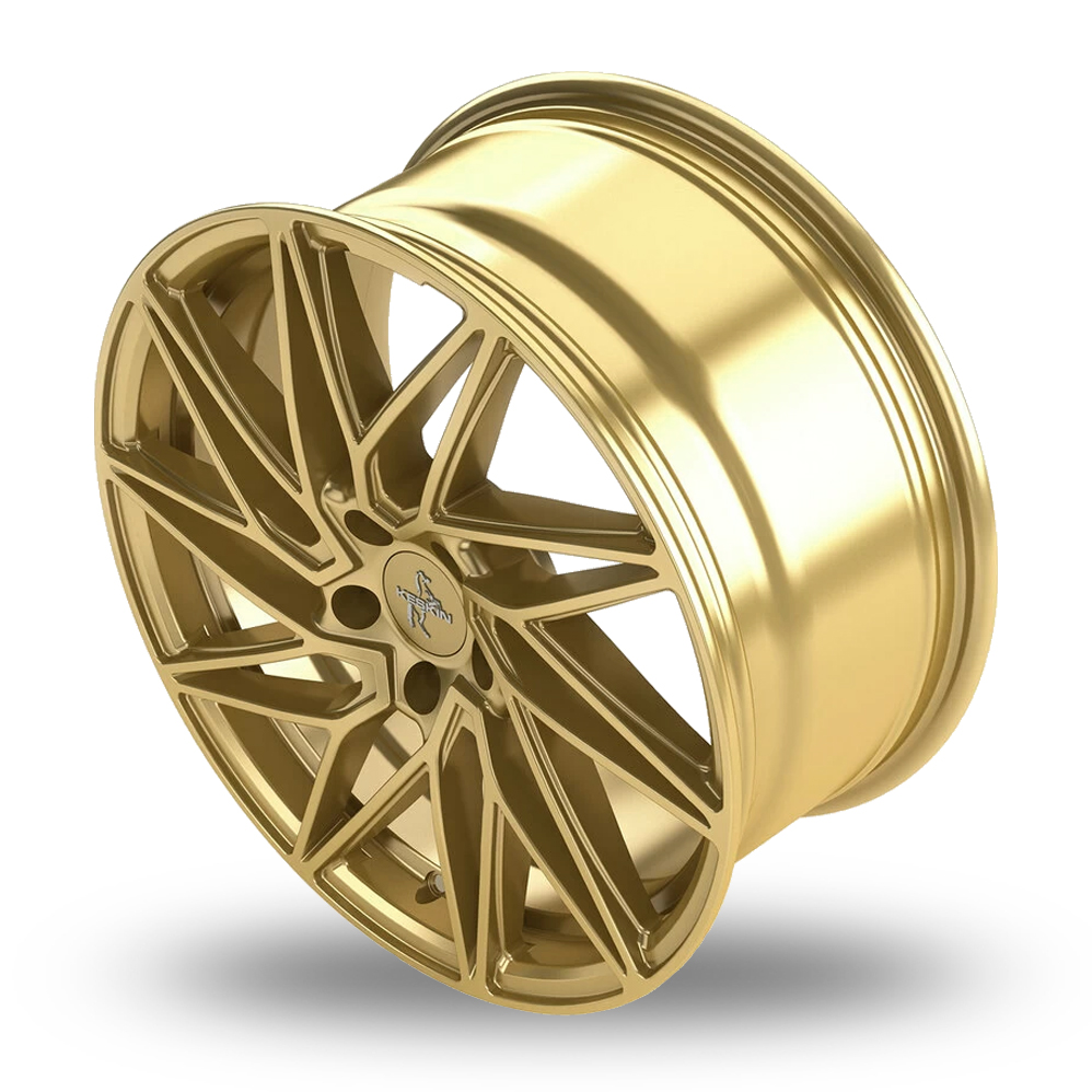 19" Keskin Tuning KT20 Gold Alloy Wheels