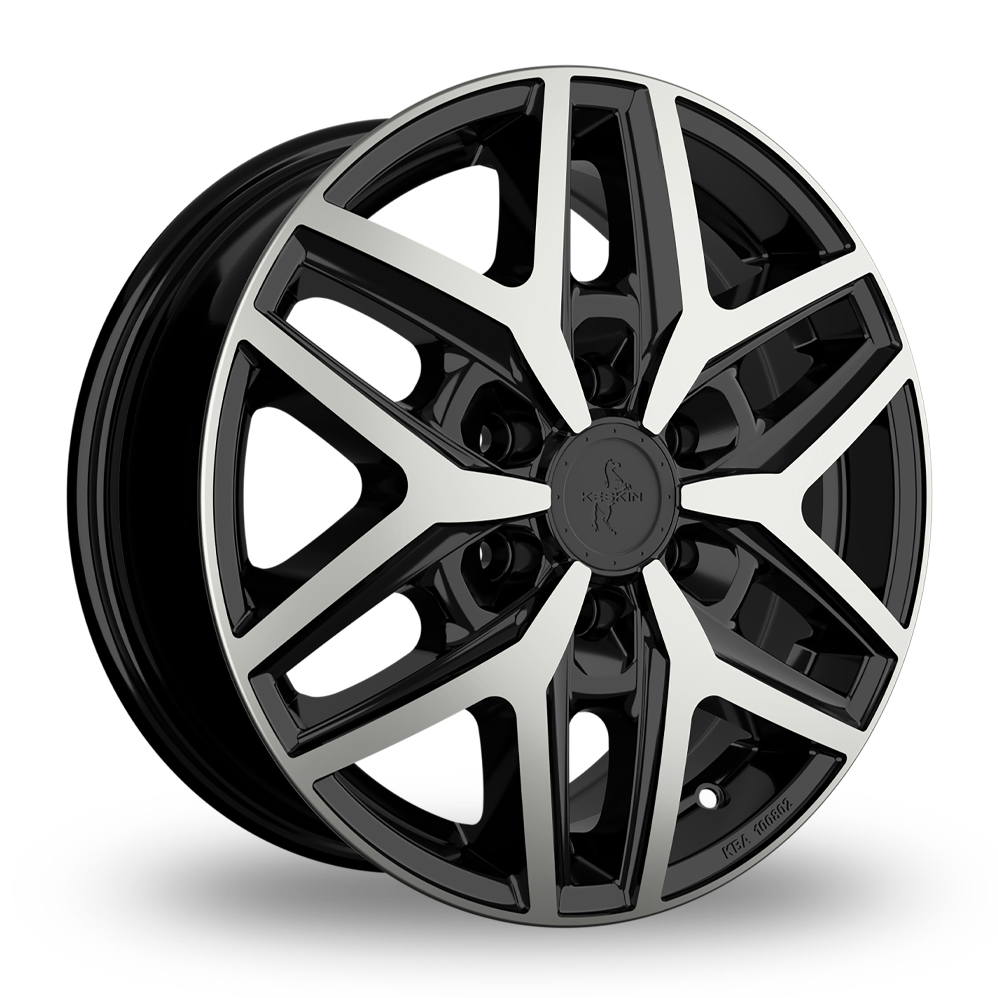 Keskin Tuning KT C1-6L Black Polished Alloy Wheels
