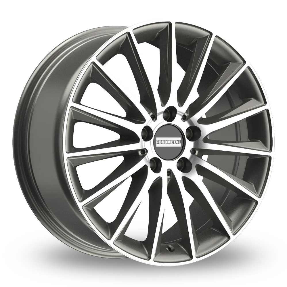 Fondmetal Aidon Gloss Titanium Machined Alloy Wheels