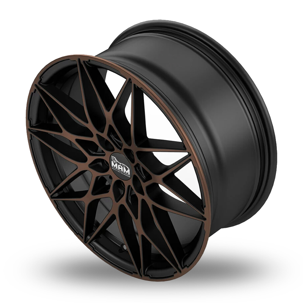18" MAM B2 Matt Black Bronze Alloy Wheels