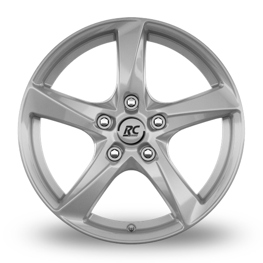 16" RC Design RC30 Crystal Silver Alloy Wheels