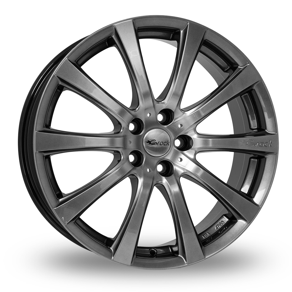 Brock B21 Crystal Silver Alloy Wheels