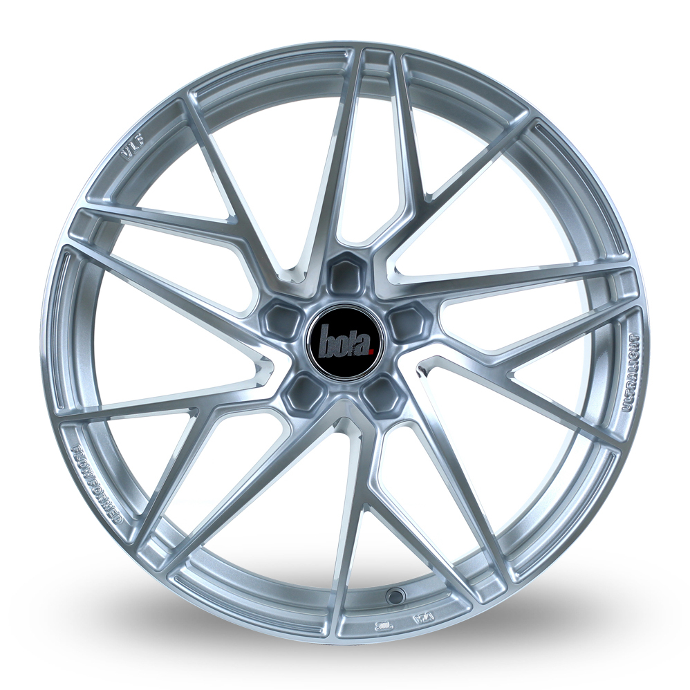 18" Bola FLR Silver Polished Alloy Wheels