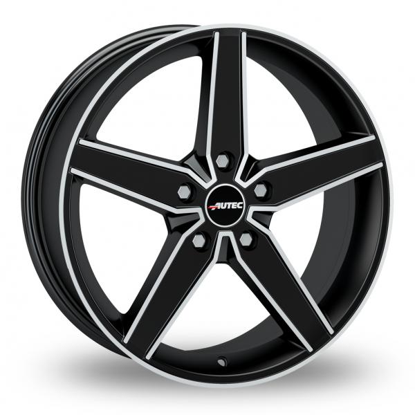 Autec Delano Matt Black Polished Alloy Wheels