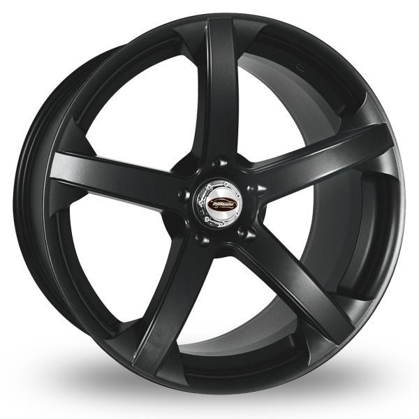 19 Inch Team Dynamics Jade R Smooth Black Alloy Wheels