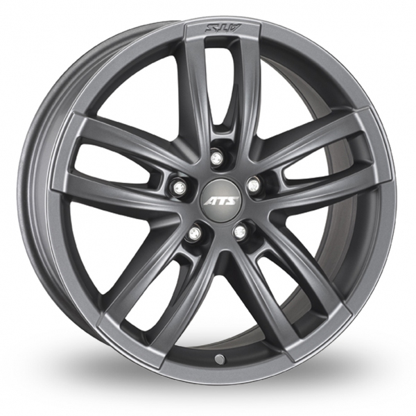 8.5x18 (Front) & 10x18 (Rear) ATS Radial 5x130  Grey Alloy Wheels