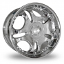 17 Inch Dare LD1 Chrome Alloy Wheels