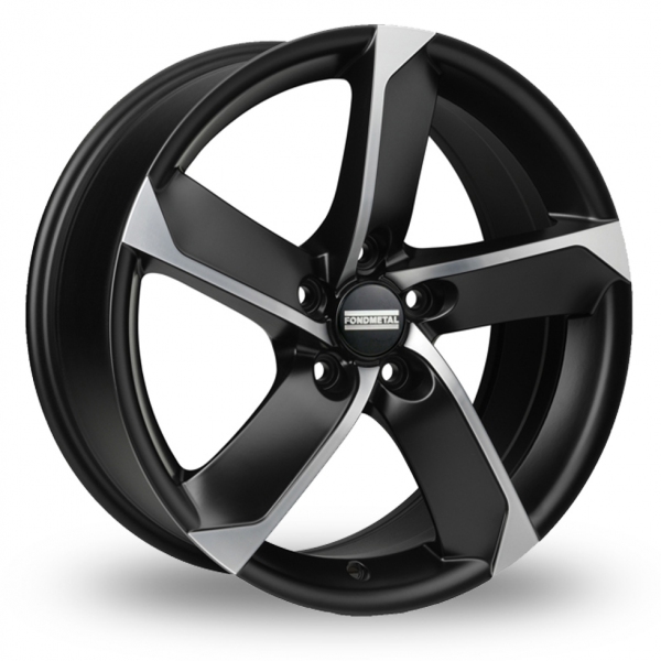 18" Fondmetal 7900 Black/Polished Alloy Wheels