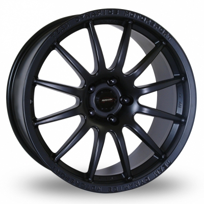 15 Inch Team Dynamics Pro Race 1 2 Matt Black Alloy Wheels