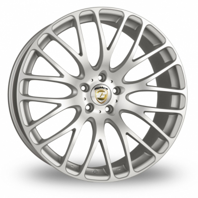 22 Inch Calibre Altus Silver Polished Alloy Wheels