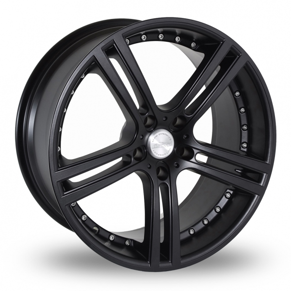 18 Inch Team Dynamics Le Mans Black Alloy Wheels