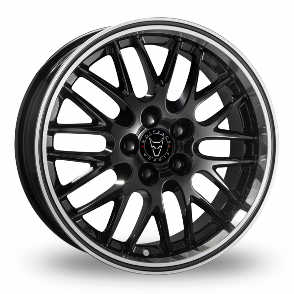 18 Inch Wolfrace Norano Black Alloy Wheels