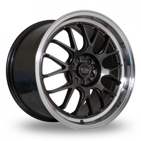 Rota MXR Gunmetal Polished Lip Alloy Wheels